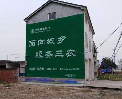 鲁山为什么制作墙体广告