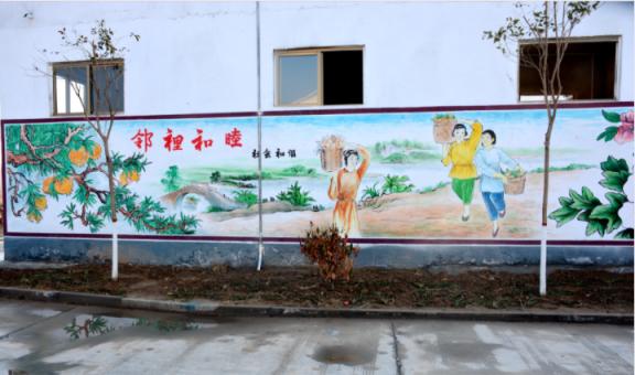 鲁山乡镇文化墙 乡风文明焕发新活力