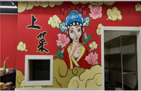 鲁山墙体彩绘的发展和应用