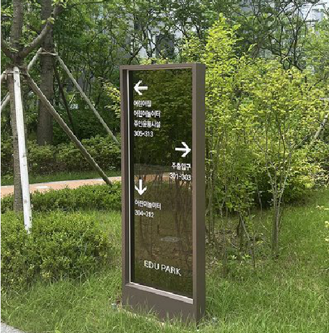 鲁山园区指示牌安排到位，指路清晰，出行不迷路。